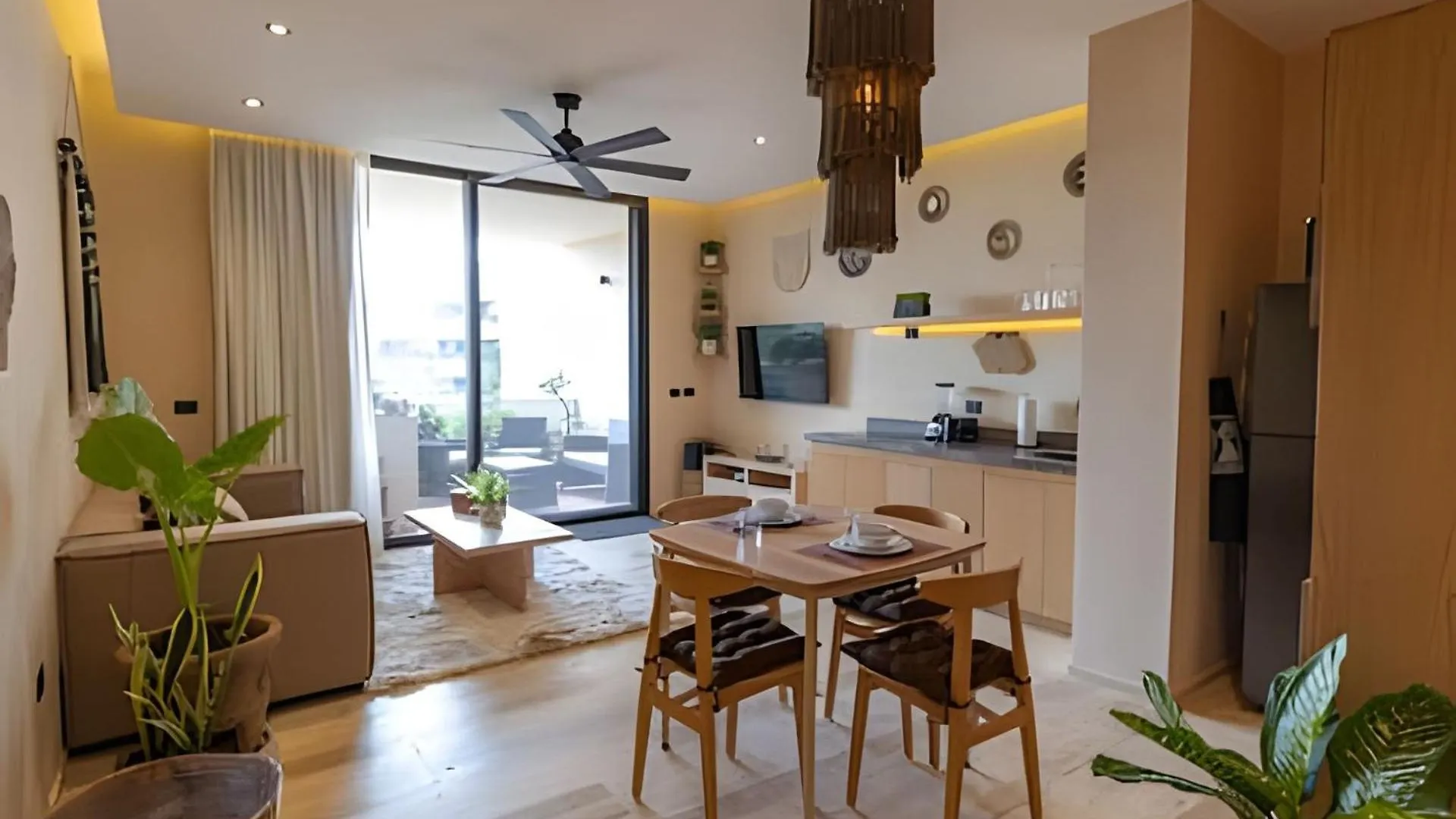 Full Apartment With Private Pool, Roof Garden, Bbq, Wifi, 2 Beds Tulum