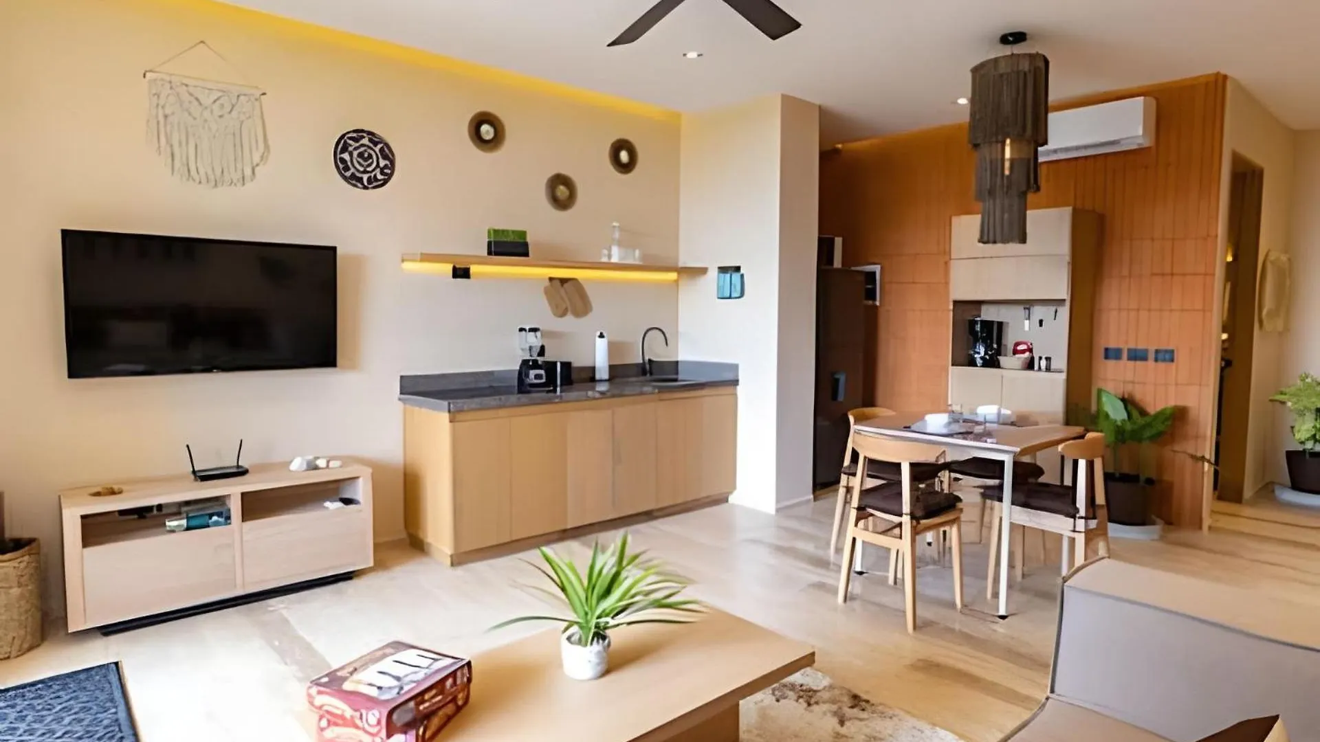 Full Apartment With Private Pool, Roof Garden, Bbq, Wifi, 2 Beds Tulum